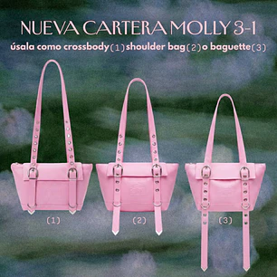 CARTERA MOLLY 3-1 PINK