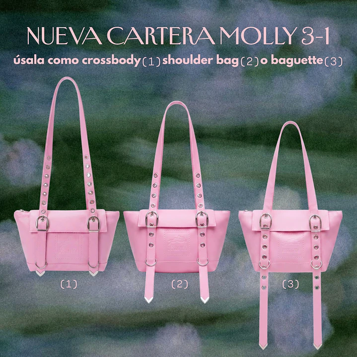 CARTERA MOLLY 3-1 PINK 1