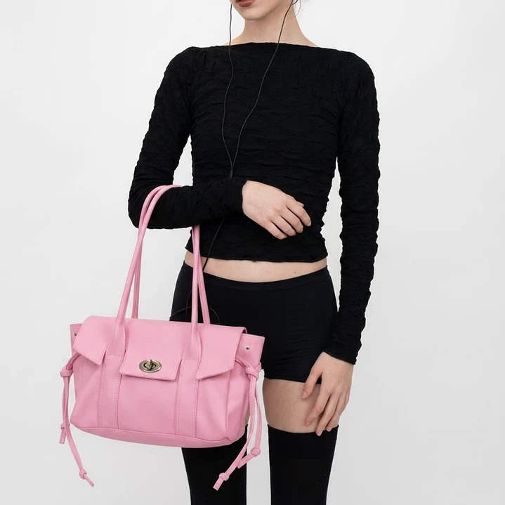 ❤︎₊ ⊹ NOT JELLY KOREAN TOTE - COTTON CANDY ❤︎₊ ⊹ 1