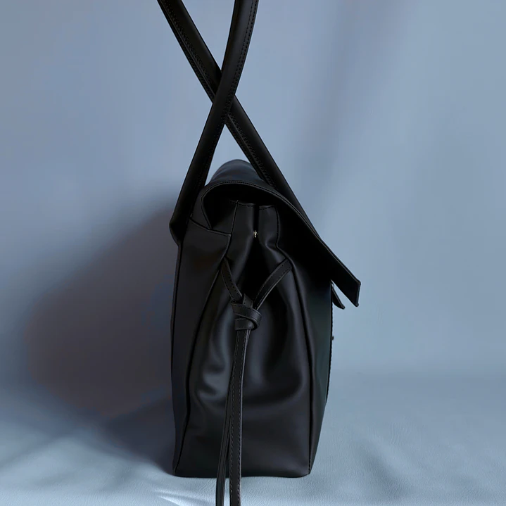 LARGE NOT JELLY KOREAN TOTE SERIOUSLY BLACK 4