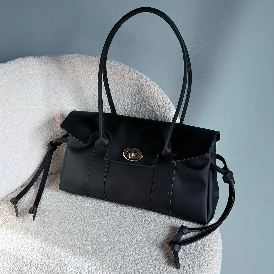X-SMALL NOT JELLY KOREAN TOTE SERIOUSLY BLACK 1