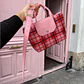 CROSSBODY POCKET TARTAN PINK - Miniatura 2