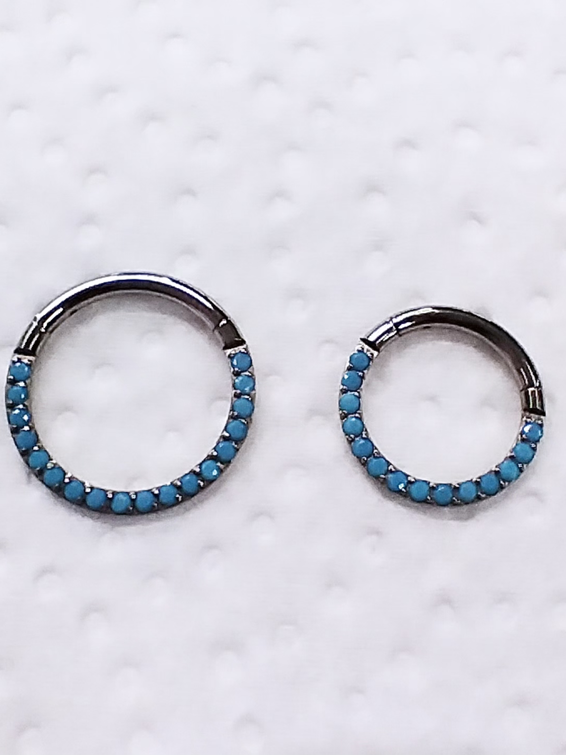 Argolla clicker de titanio 8mm 1