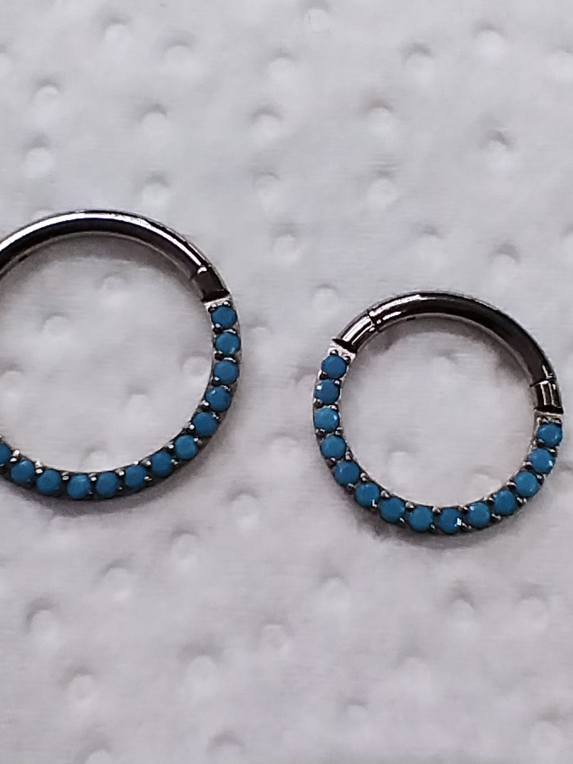 Argolla clicker de titanio 8mm 3