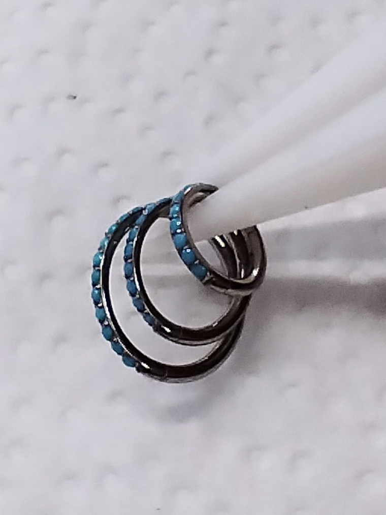 Argolla clicker 8mm en titanio  2