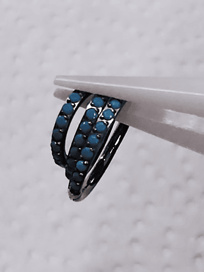 Argolla clicker 10 mm en titanio 