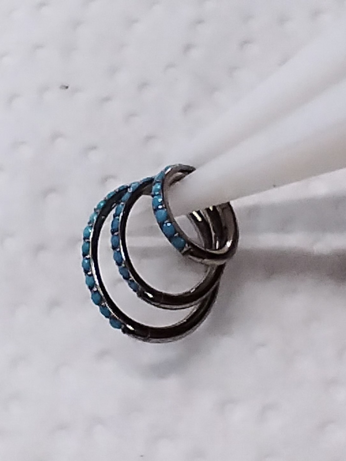 Argolla clicker 10 mm en titanio  2