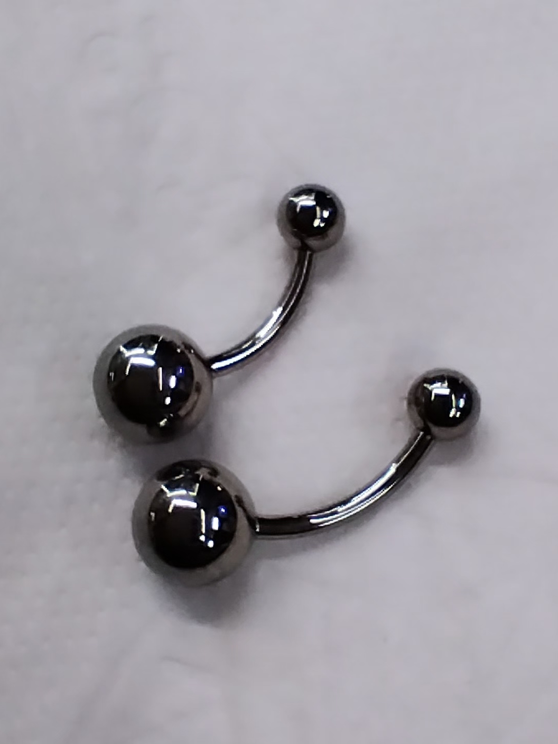 Piercing ombligo (navel ) en titanio grado implante 12mm (14g) 2