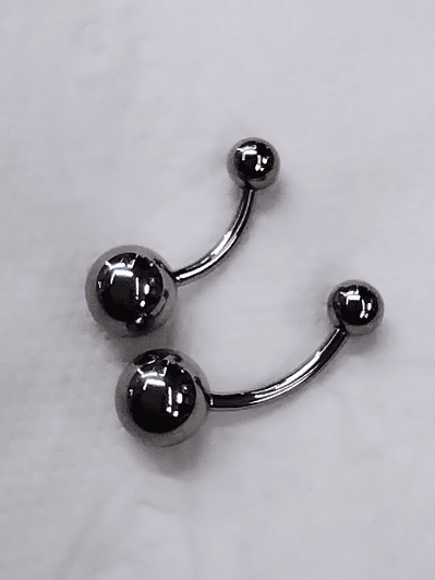 Piercing ombligo (navel ) en titanio grado implante 10mm (14g)
