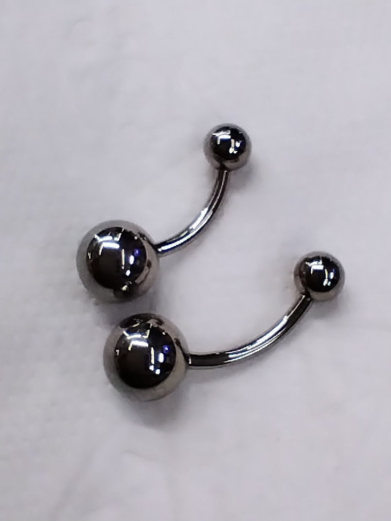 Piercing ombligo (navel ) en titanio grado implante 10mm (14g) 1