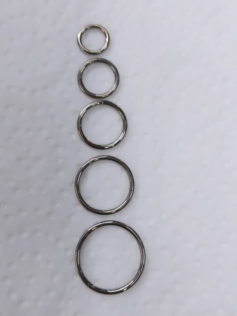 Argolla clicker de titanio grado implante 8  2