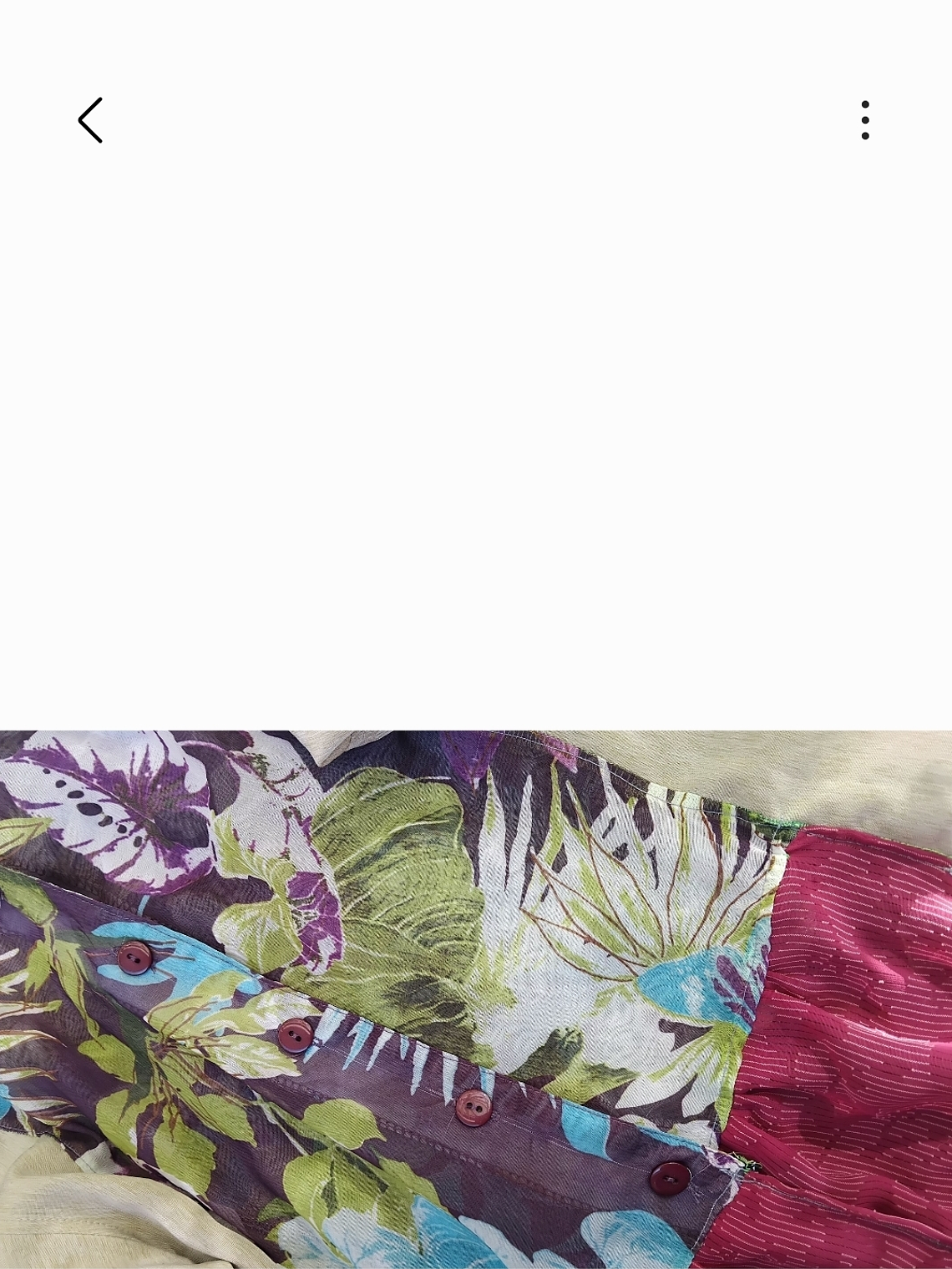 Blusa modificada, talla XS / S , prenda única  2