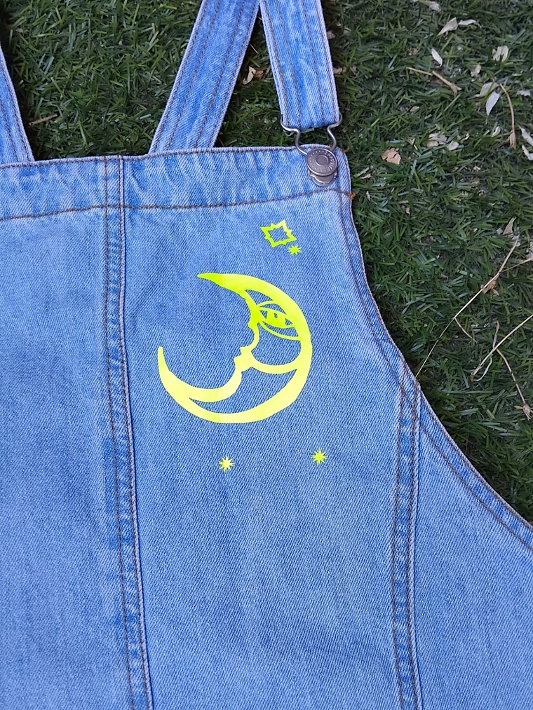 Jardinera falda  estampada talla S/M 2