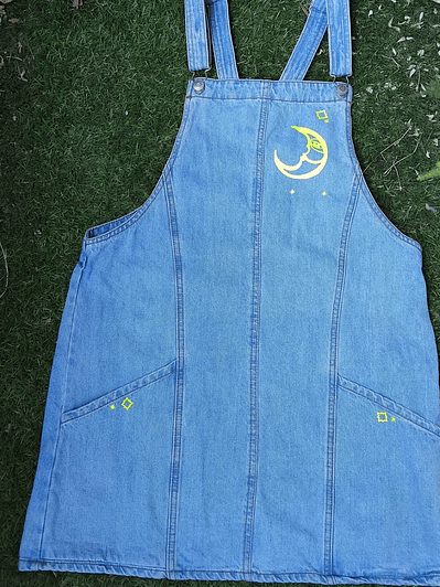 Jardinera falda  estampada talla S/M