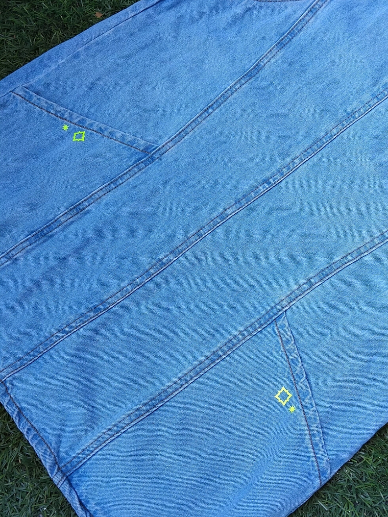 Jardinera falda  estampada talla S/M 4