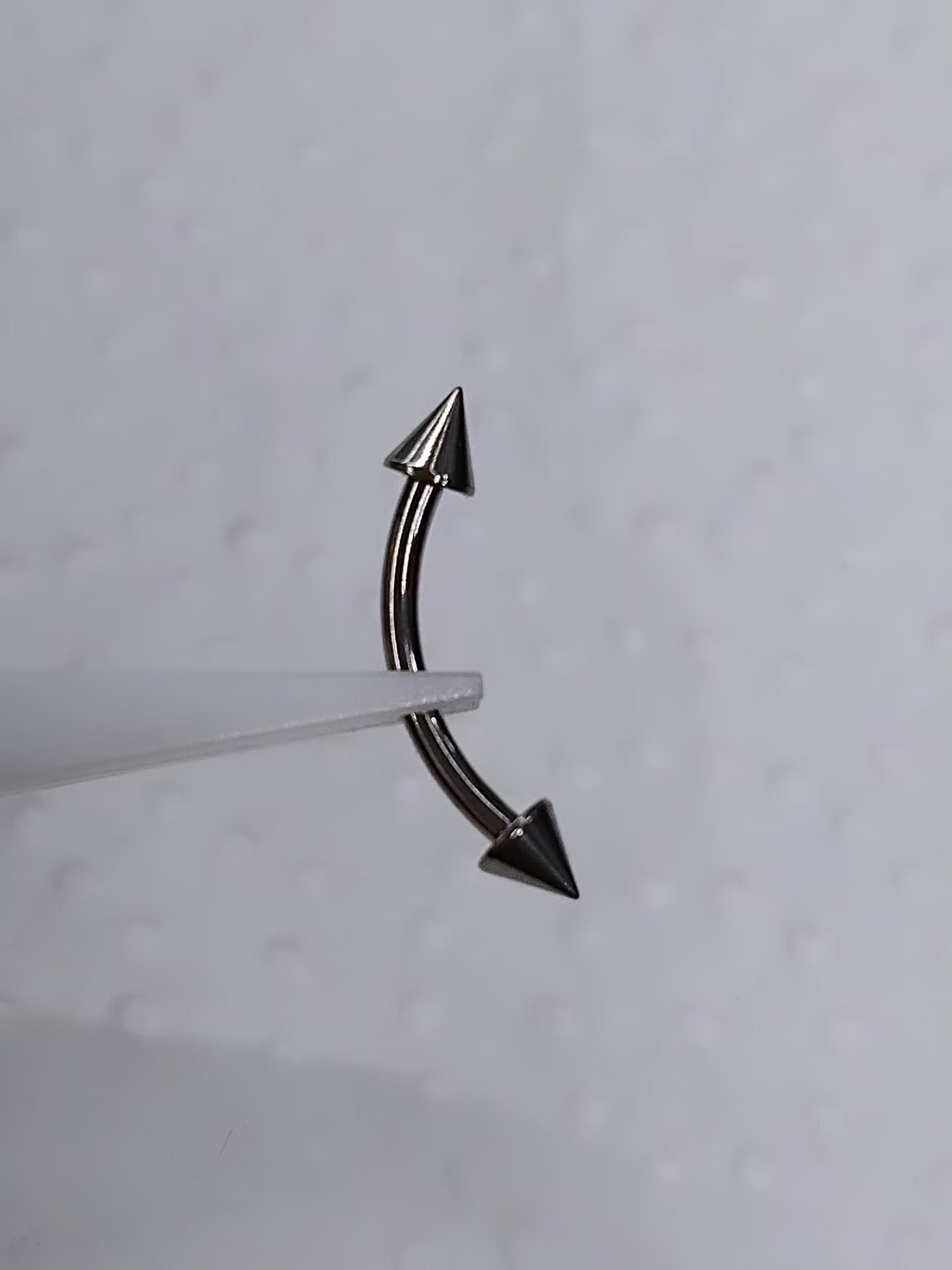 Barbell curvo 6, 8, 10 o 12 mm con puntas o pelotas 3mm ( 16g ) 1