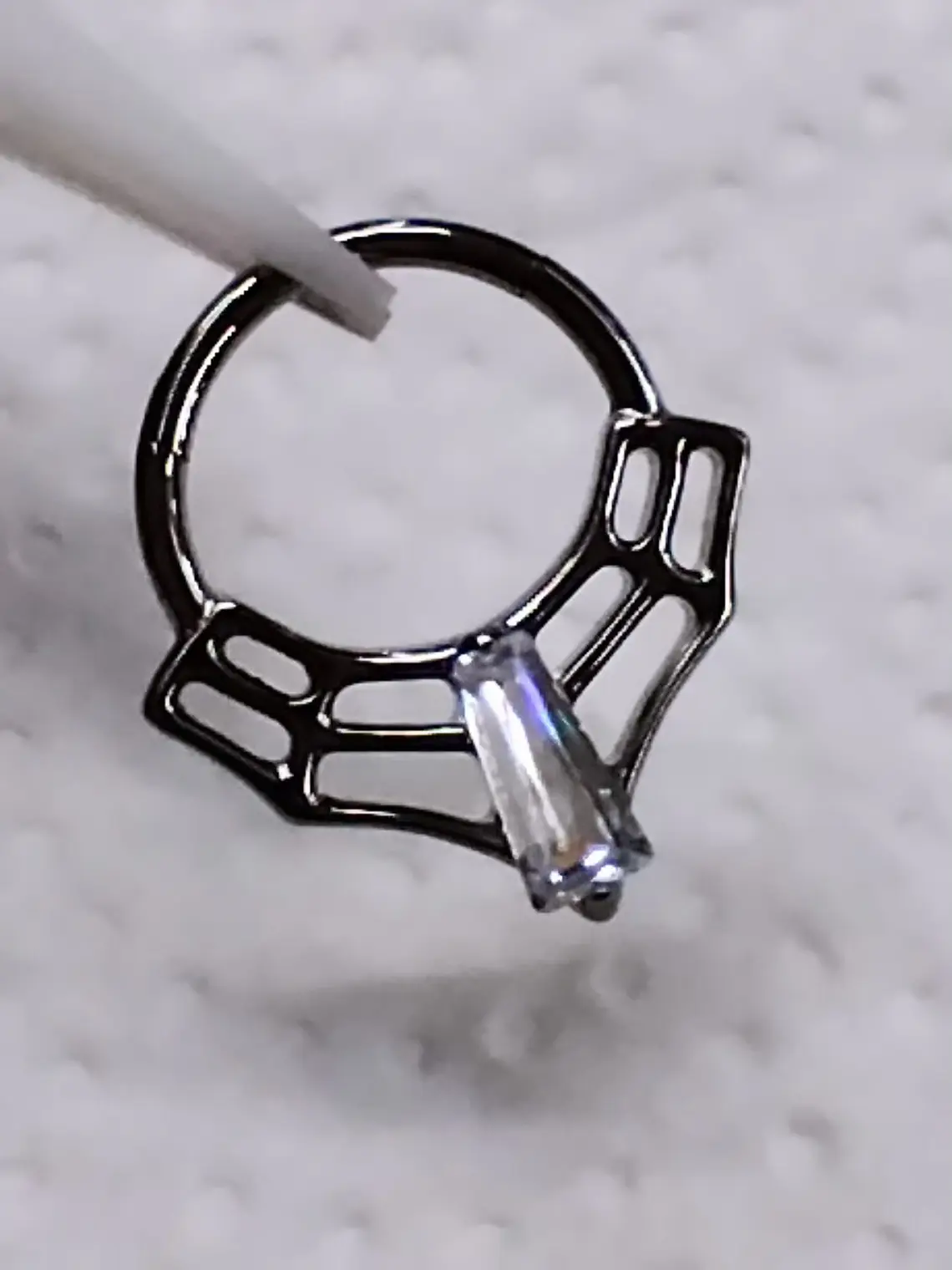 Argolla clicker de titanio grado implante 16g 10mm 1