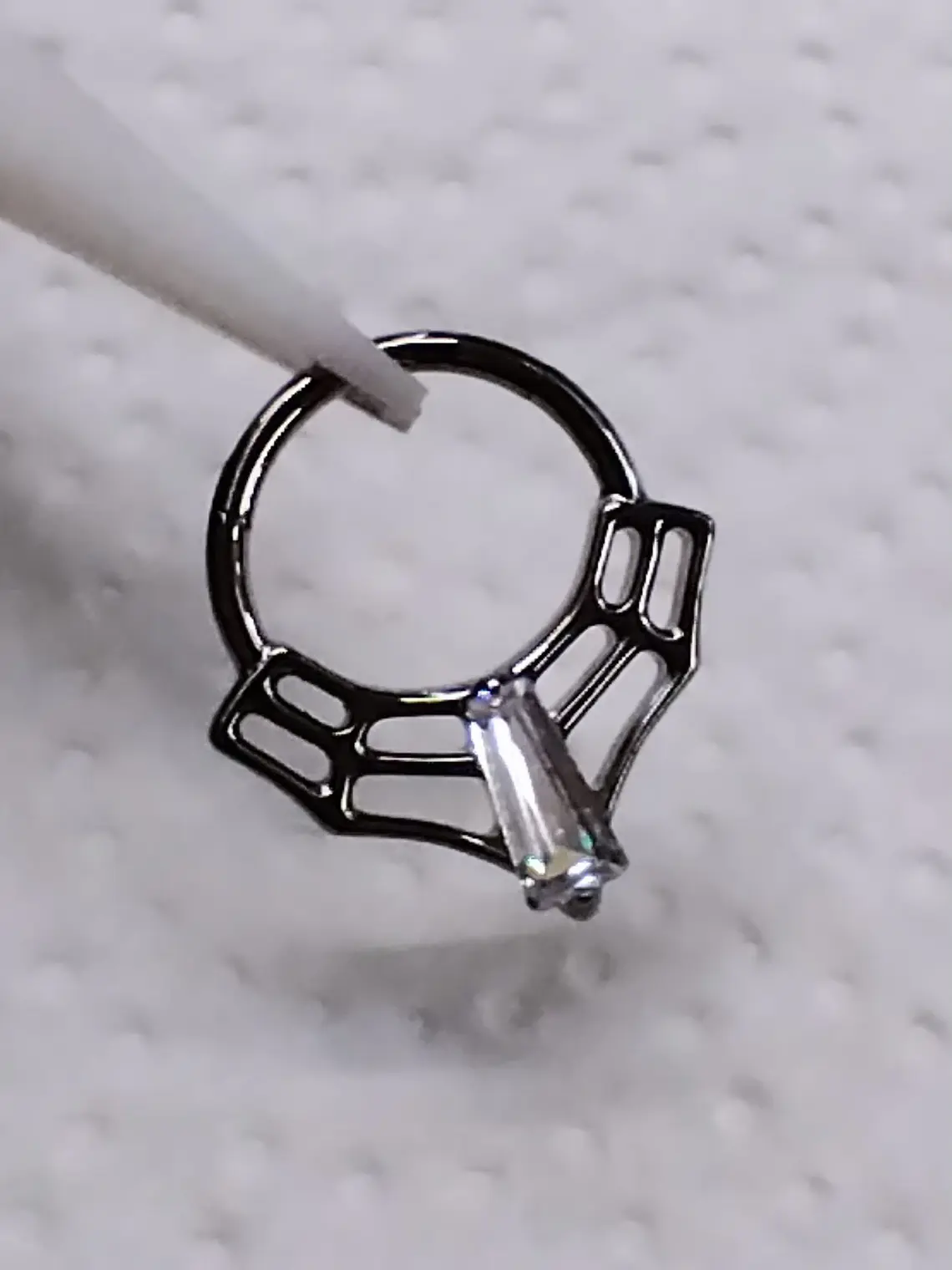 Argolla clicker de titanio grado implante 16g 10mm 2