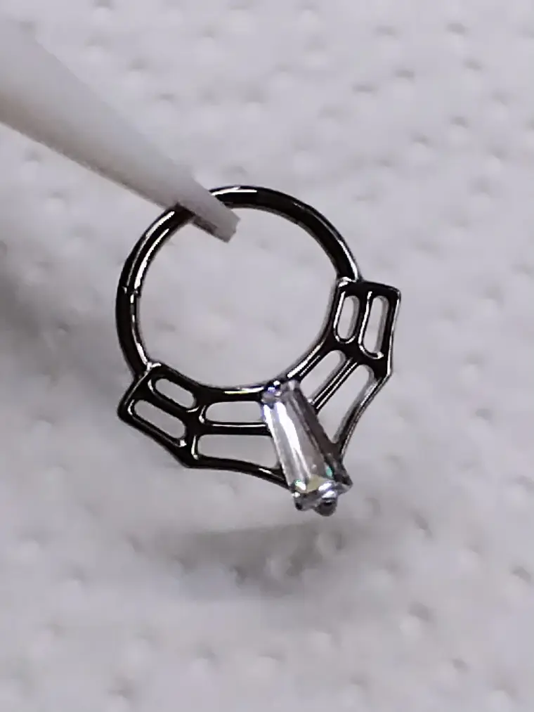 Argolla clicker de titanio grado implante 16g 10mm 2