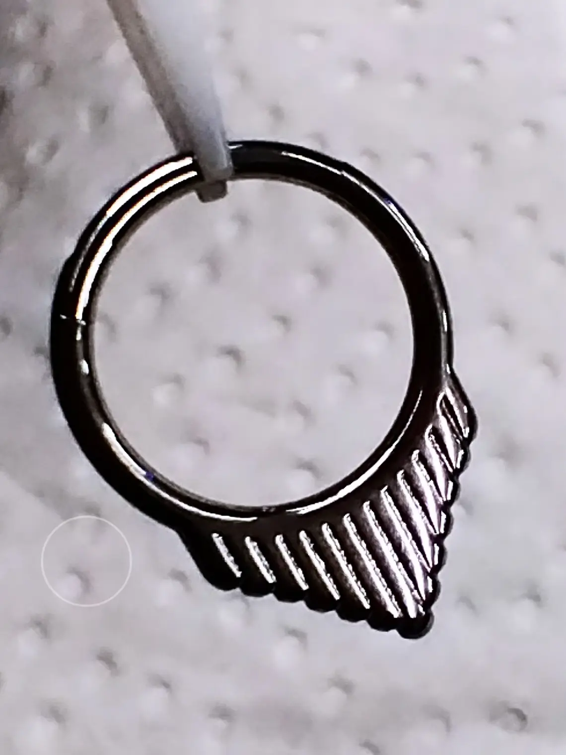 Argolla clicker 10mm  titanio grado implante 2