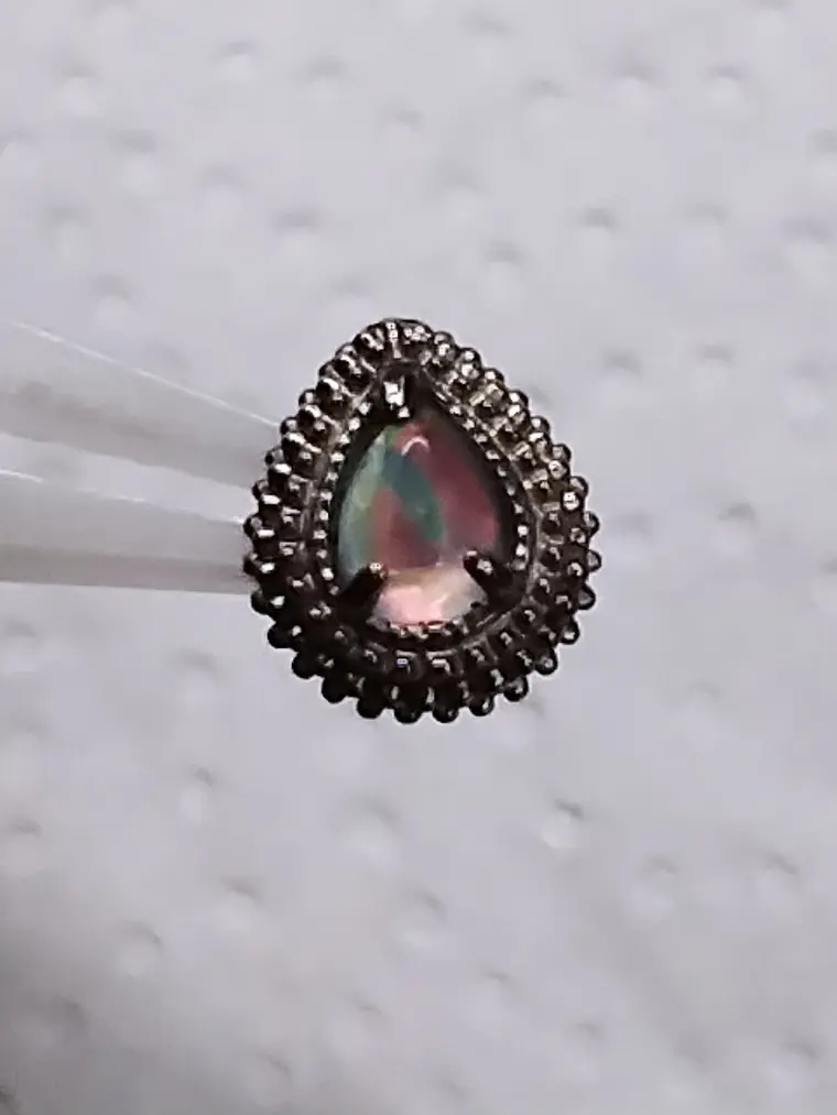 Top ópalo titanio grado implante 16g 1