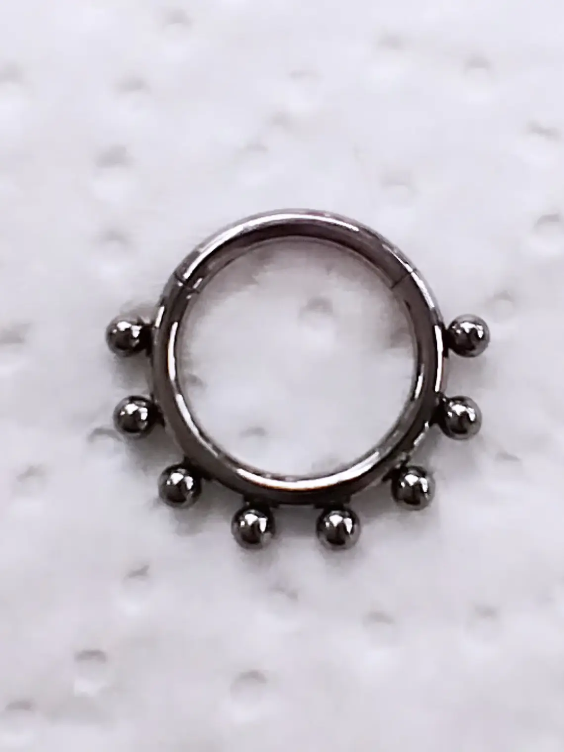 Argolla clicker 10mm titanio grado implante  1