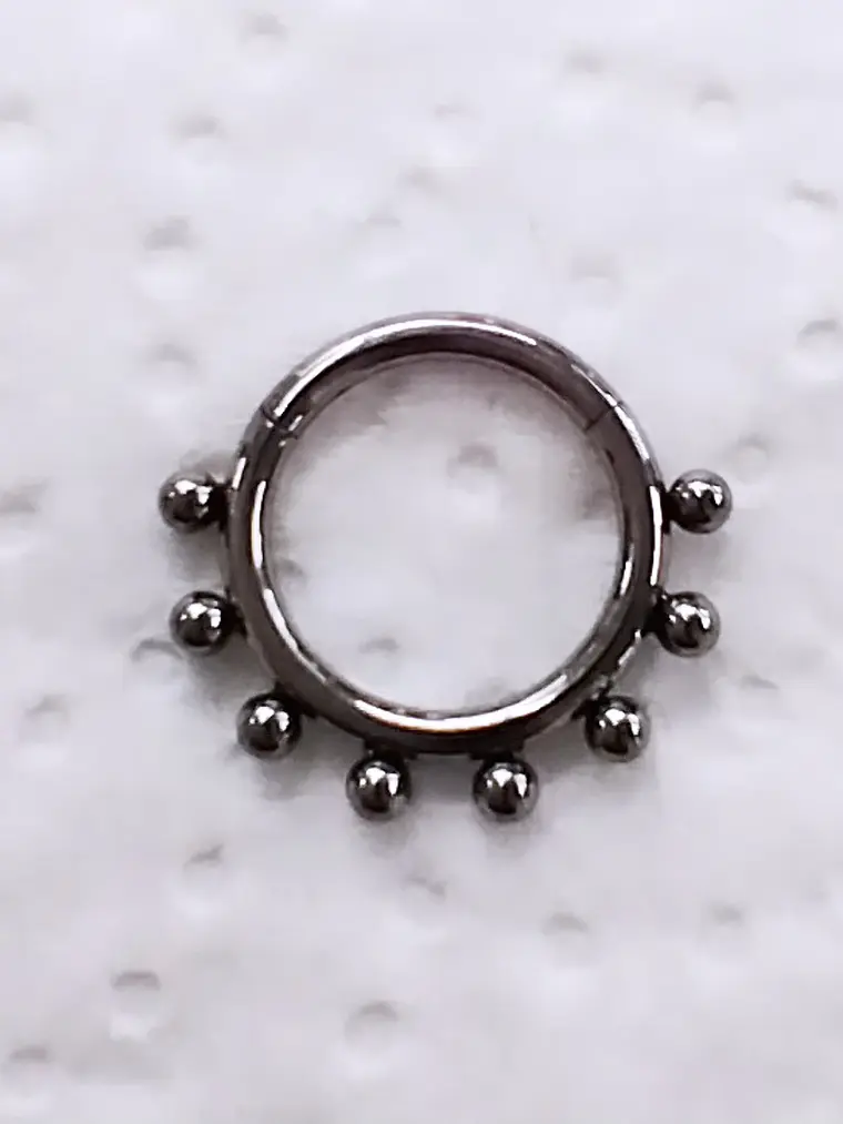 Argolla clicker 10mm titanio grado implante  1