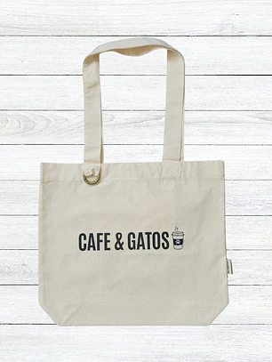 Tote bag CAFE & GATOS