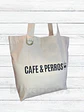 Tote bag CAFE & PERROS - Miniatura 2