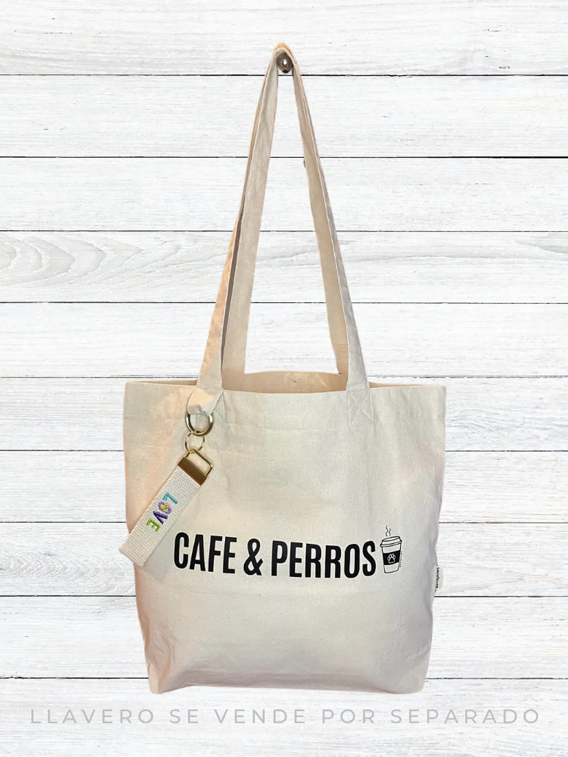 Tote bag CAFE & PERROS 3