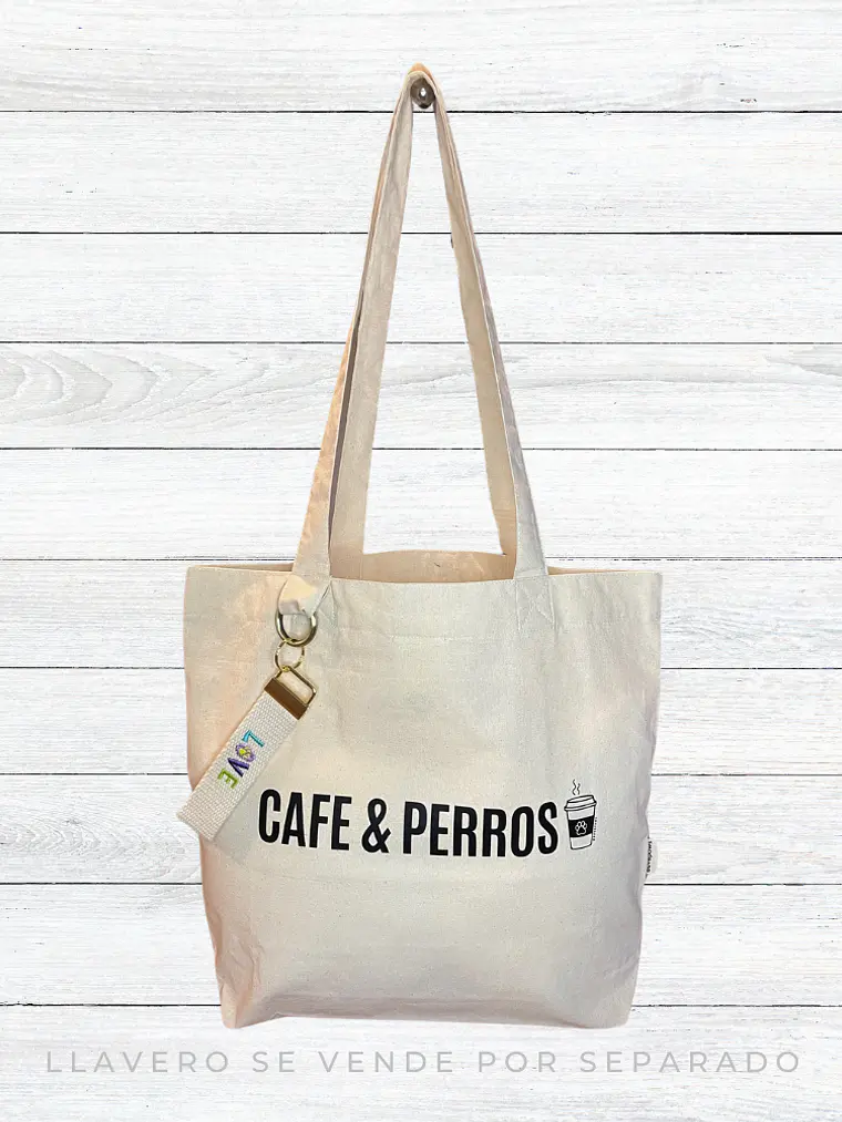 Tote bag CAFE & PERROS 3