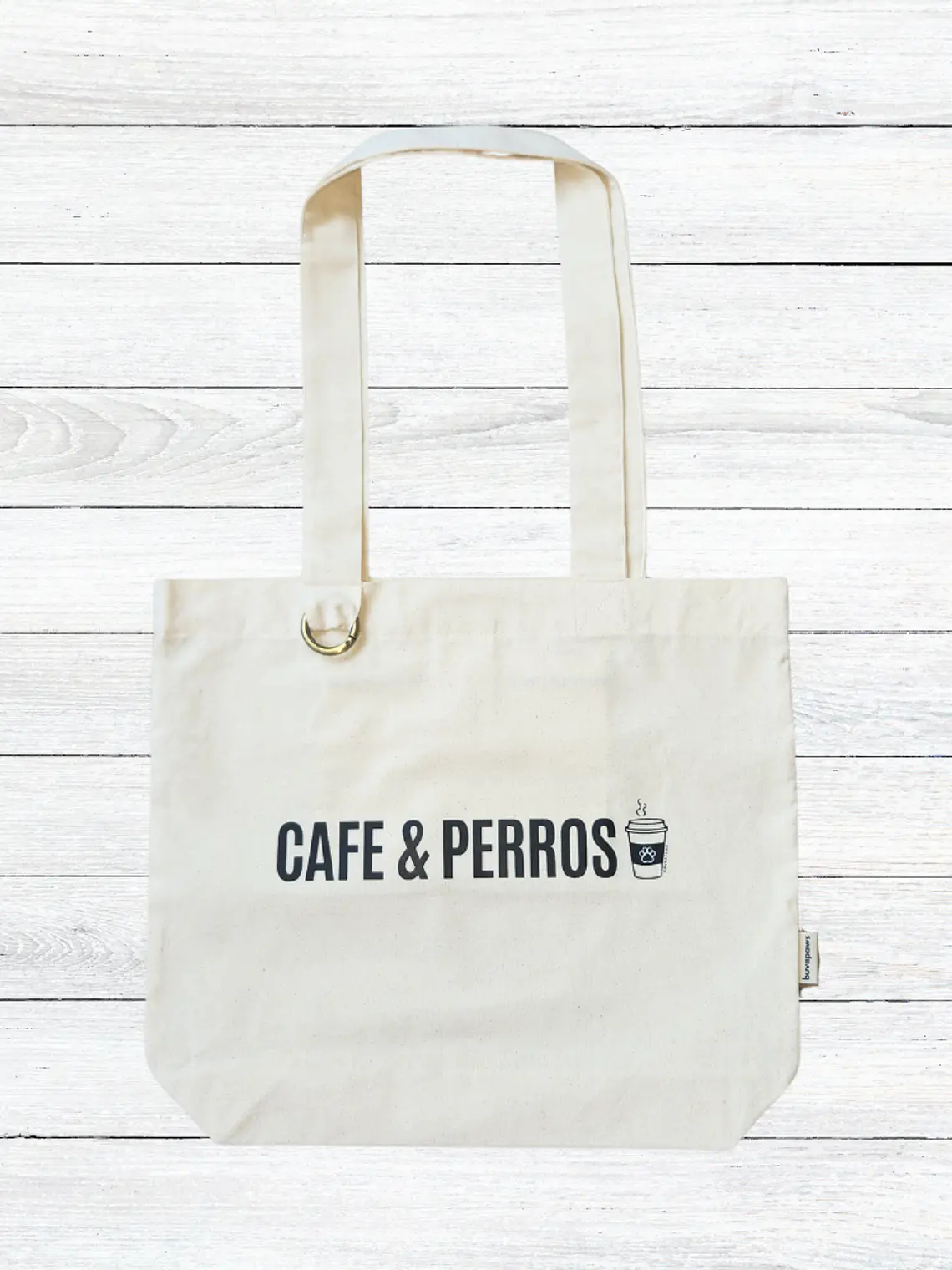 Tote bag CAFE & PERROS 1