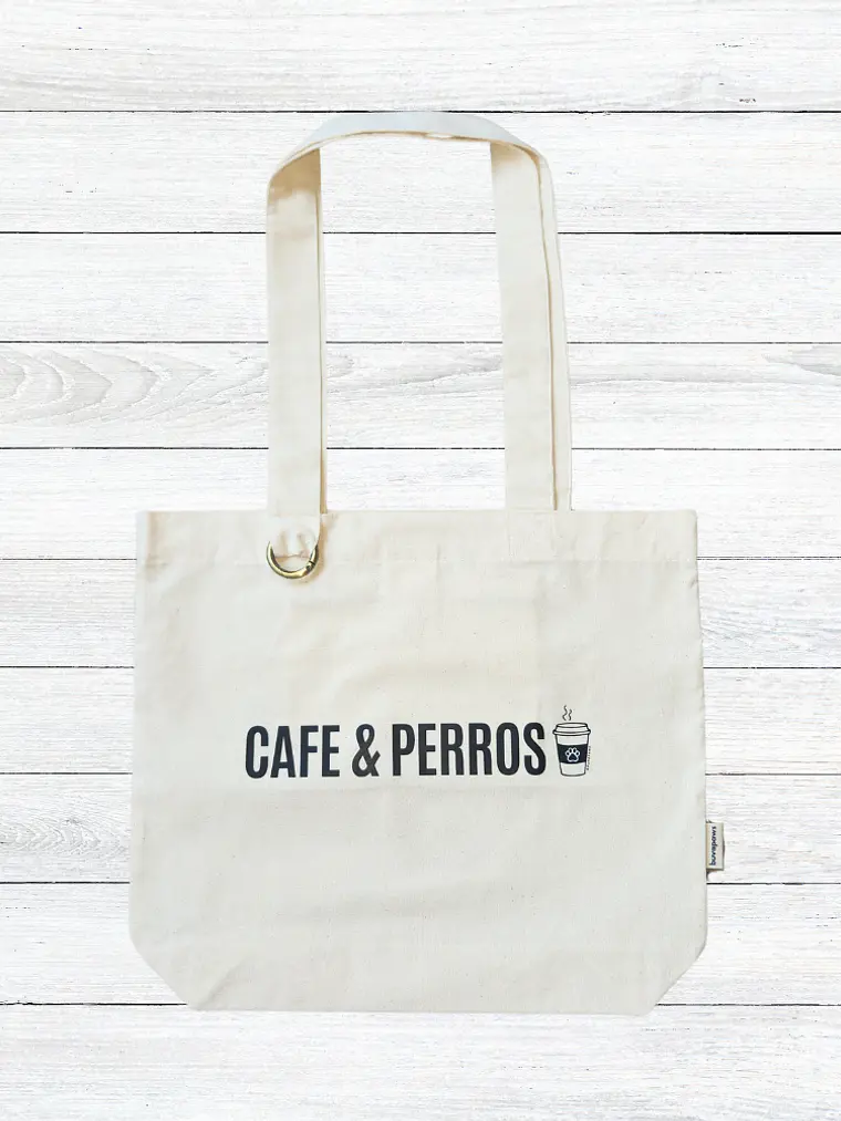 Tote bag CAFE & PERROS 1