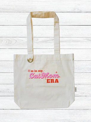 Tote bag CAT MOM ERA