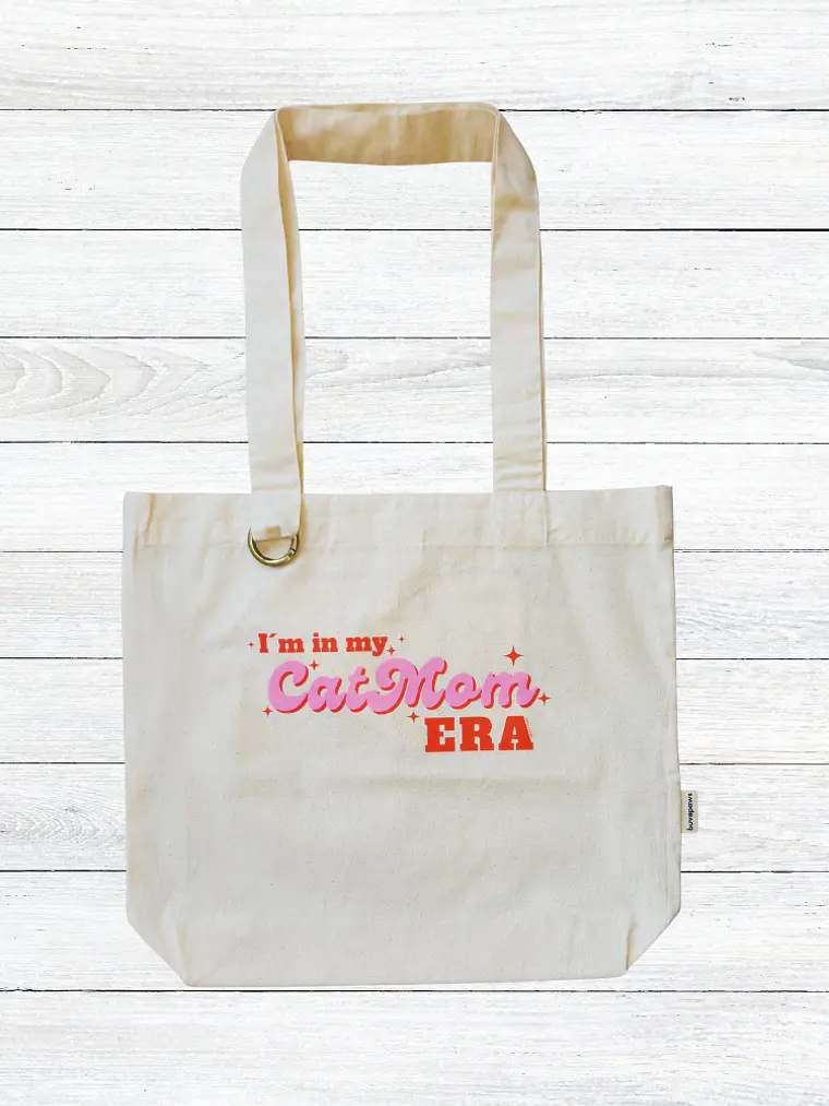 Tote bag CAT MOM ERA 1