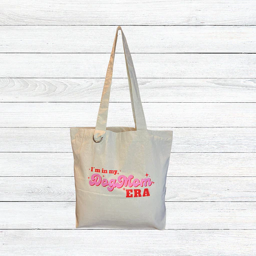 Tote bag DOG MOM ERA 4