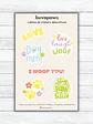 Lámina Stickers DOG LOVER - Miniatura 1