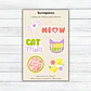 Lámina Stickers CAT LOVER - Miniatura 1