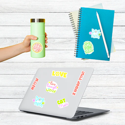 Lámina Stickers CAT LOVER 3