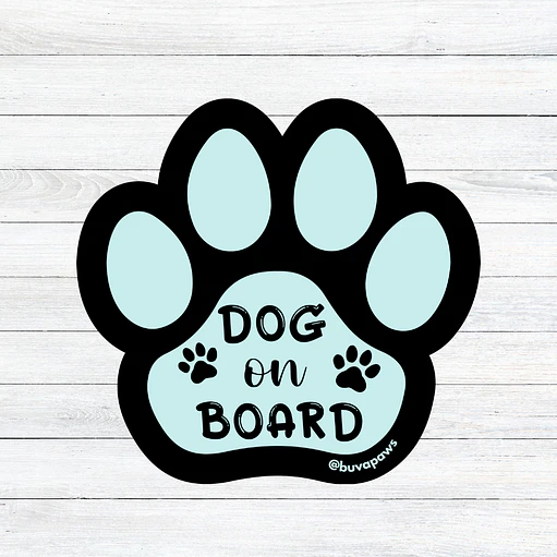 Sticker Auto DOG ON BOARD 1