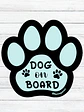 Sticker Auto DOG ON BOARD - Miniatura 1