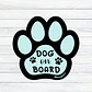 Sticker Auto DOG ON BOARD - Miniatura 1