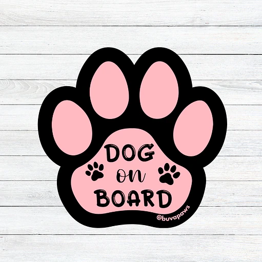 Sticker Auto DOG ON BOARD 3