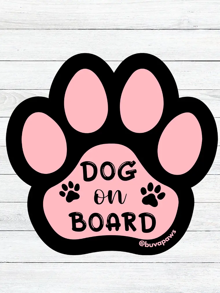 Sticker Auto DOG ON BOARD 3