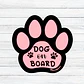 Sticker Auto DOG ON BOARD - Miniatura 3