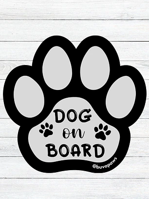 Sticker Auto DOG ON BOARD