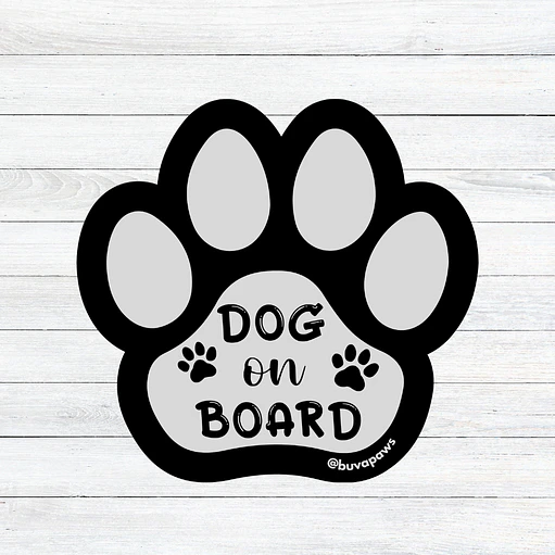 Sticker Auto DOG ON BOARD 2