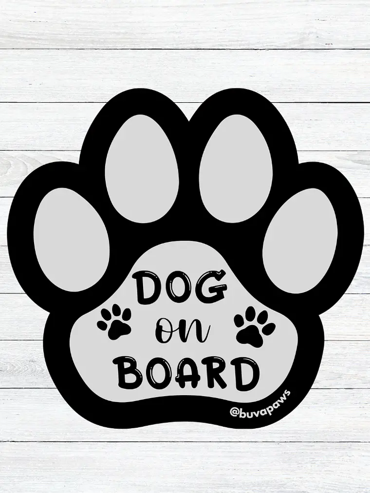 Sticker Auto DOG ON BOARD 2