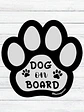 Sticker Auto DOG ON BOARD - Miniatura 2