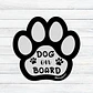 Sticker Auto DOG ON BOARD - Miniatura 2